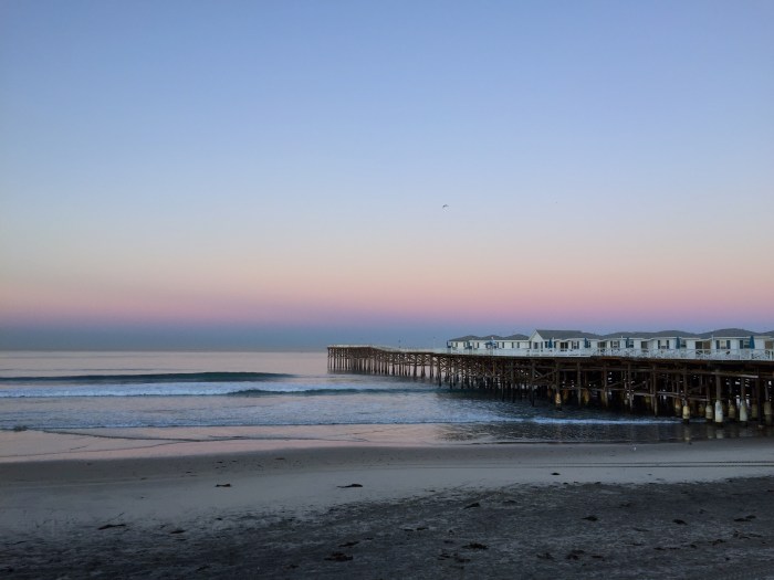 2.11.16 Pacific Beach, San Diego Sunrise on the Pier