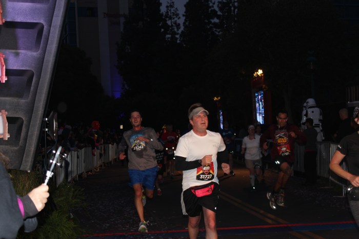 Disneyland Star Wars 10K Finish Line