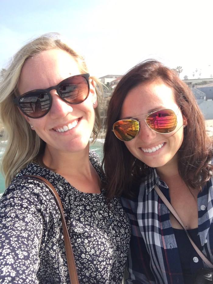 La Jolla Cove Bri and Britt