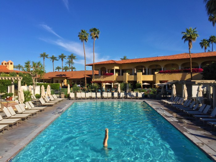 Palm Springs pool day