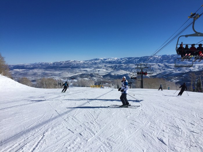 Dave down the slopes Park City Utah