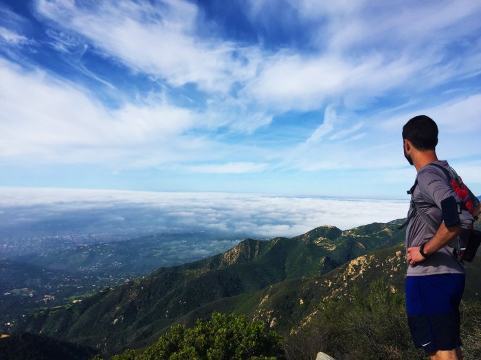 David at the top Montecito Peak