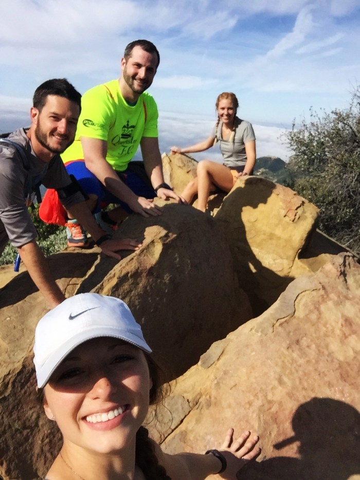 Friends at the top of Montecito Peak